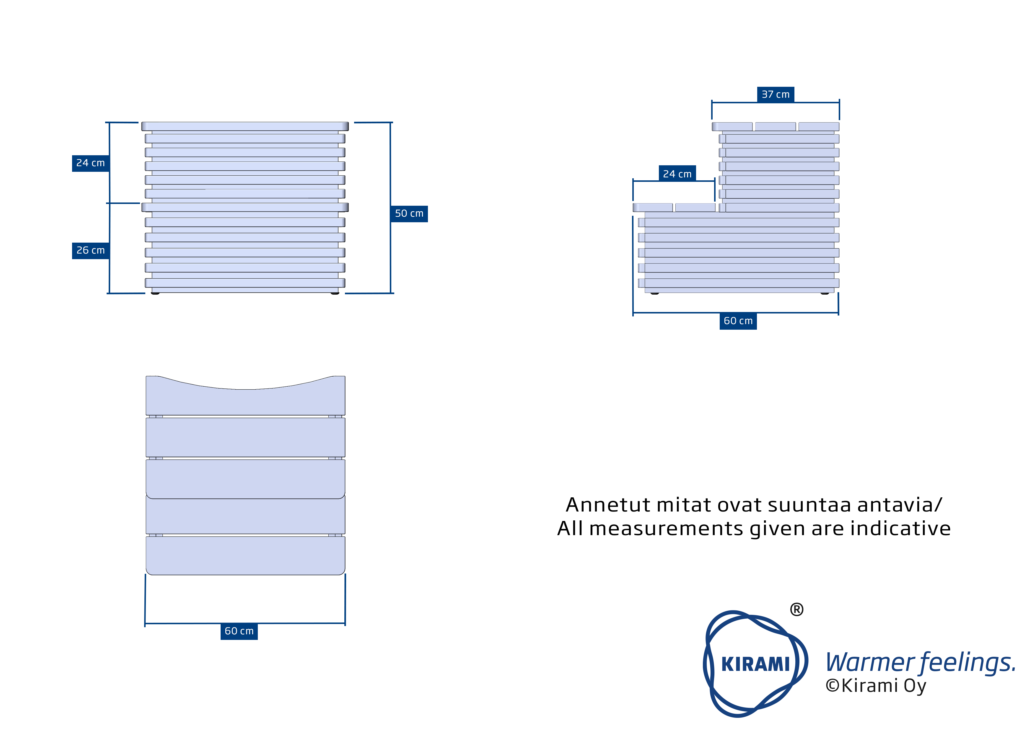 Kirami deluxe dessin dimensionnle