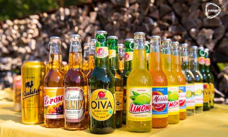 Laitilan Wirvoitusjuomatehdas | La sélection inclut une bière sans gluten Kukko et bien sûr la collection de boissons gazeuses rétro | Kirami