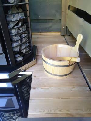 Photo: Wood Fired Hot Tubs by The Log Company | Vous pouvez jeter l'eau sur le poêle | Kirami