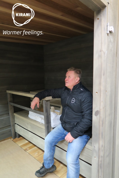 Le directeur général de Kirami, Mika Rantanen | Kirami Sauna Factory