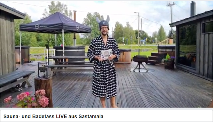 René Schwarz | Un live Facebook en direct du sauna | Kirami