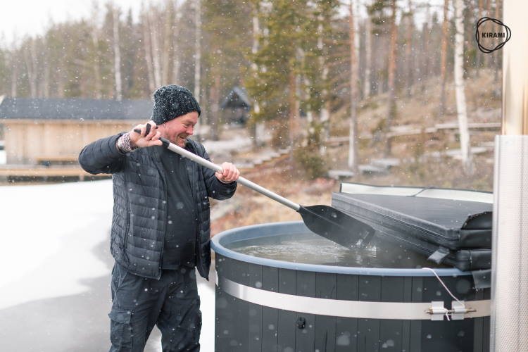 S'utilise pour mélanger l'eau pendant la phase de chauffage afin d'obtenir une température homogène avant de la mesurer | Kirami