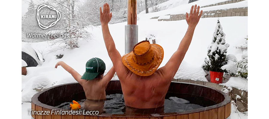 Les bains nordiques sont renommés bassines Finlandaises en Italie | Kirami
