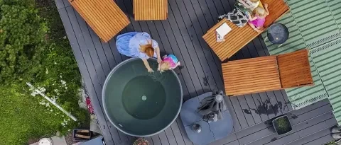 Kylpytynnyri lapsiperheessä