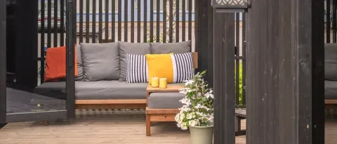 Kirami Annex saunat, lisrakennukset ja sohvat