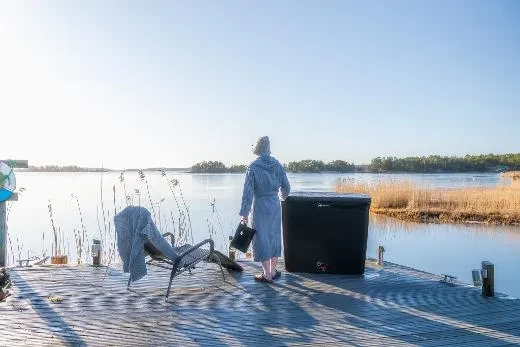 Comfort BlackIce S - BlackLeather, gris