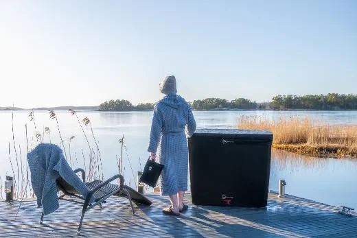 Comfort BlackIce S - BlackLeather, gris