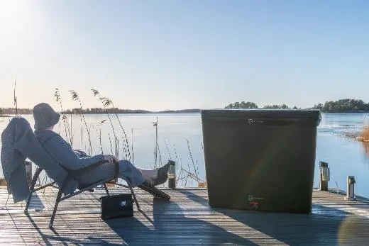 Comfort BlackIce S - BlackLeather, gris