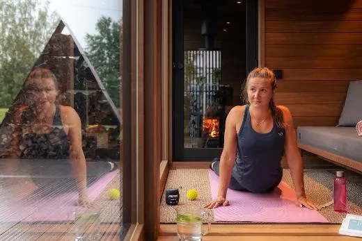 Une salle de Yoga spacieuse dans votre jardin | Kirami FinVision® -lounge XL Misty
