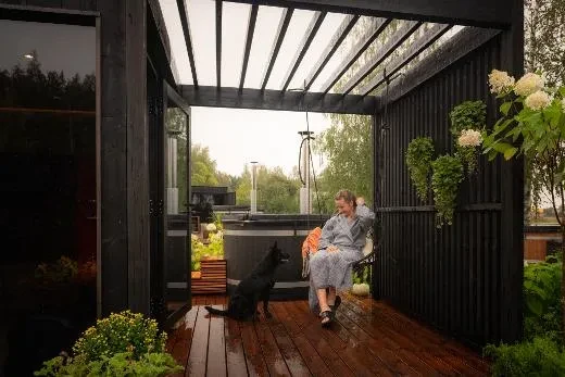 Kirami FinVision® -pergola, avec ou sans brise-vue !