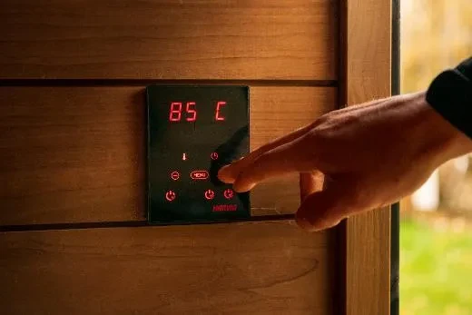 Kirami FinVision® -sauna M Misty, Harvia Virta Combi 10,8 kW - sauna Kirami