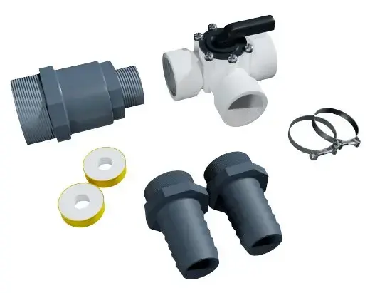 Kit de sortie à utiliser entre le filtre et le bassin