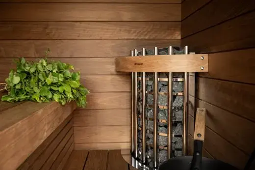 Soyez au plus proche de la nature grâce à l’immense baie vitrée | Kirami FinVision® -sauna S Misty