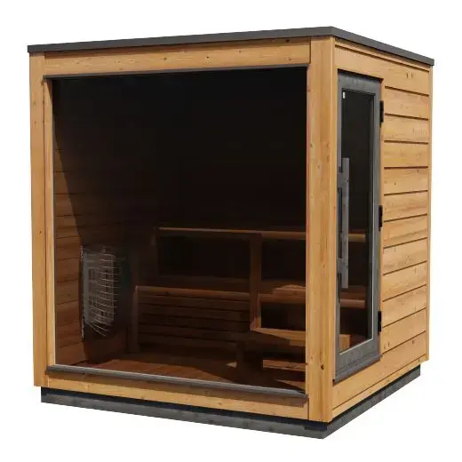 Kirami FinVision® -sauna M Nordic Dawn (Right) Spirit 9kW