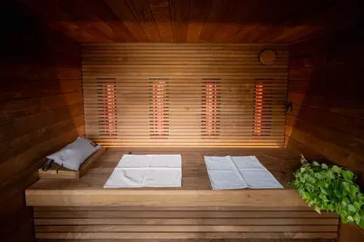 Kirami FinVision® -sauna M Misty  - sauna extérieur moderne.