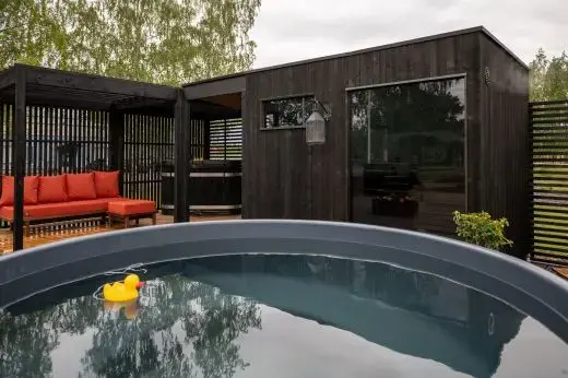 Kirami FinVision® -ensemble canapé Misty, orange vif