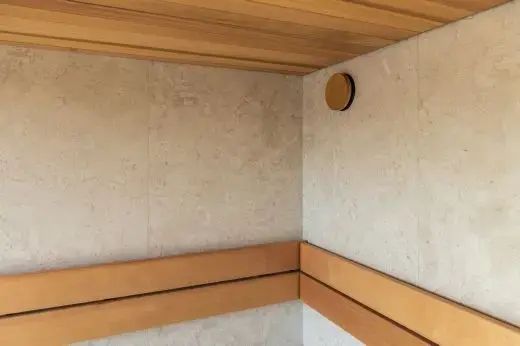 Kirami FinVision® -sauna M Zero (GlowBlack and CoralWhite)_Solarsystem model